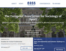 Tablet Screenshot of eass-sportsociology.eu